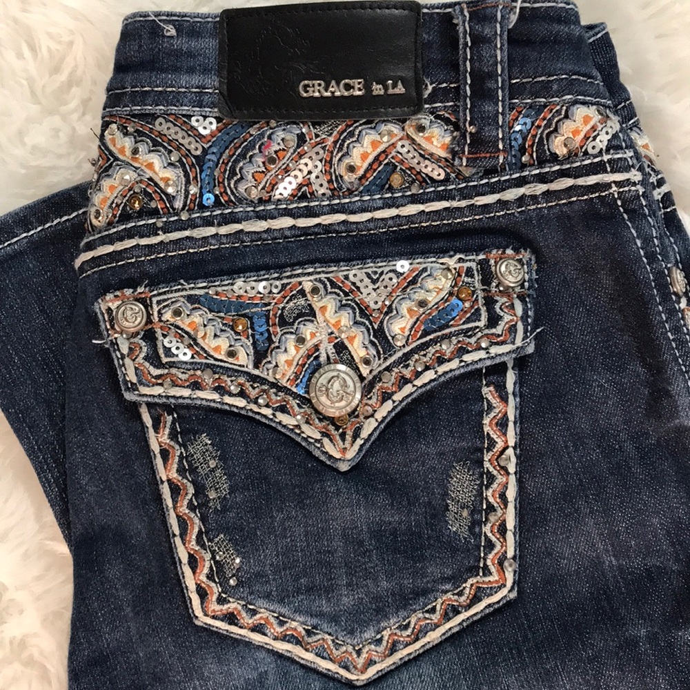 Grace in LA Boot Cut Size 27 Jeans